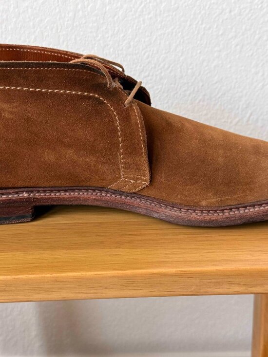 Men\'s Alden Chukka Boot 1493 Unlined Snuff Suede Leydon Last - Brown Size 11 B/D main image 10